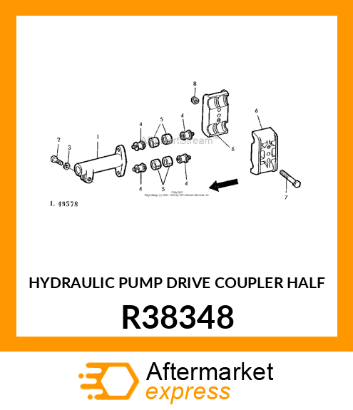 COUPLER,HALF R38348