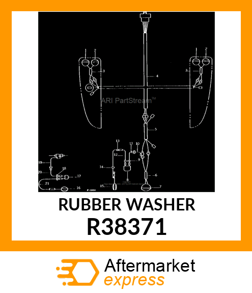 WASHER,RUBBER R38371