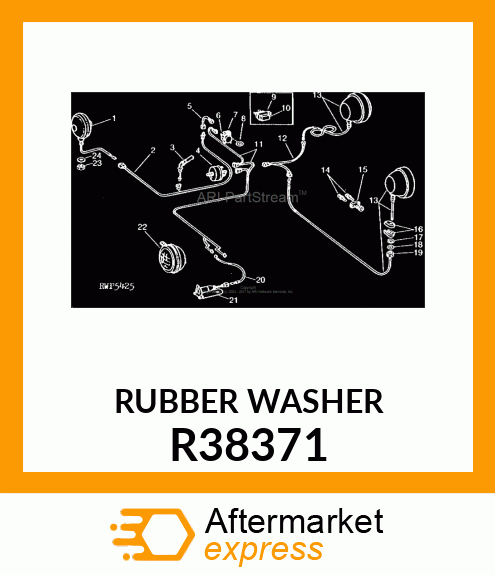 WASHER,RUBBER R38371