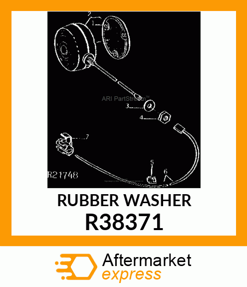 WASHER,RUBBER R38371