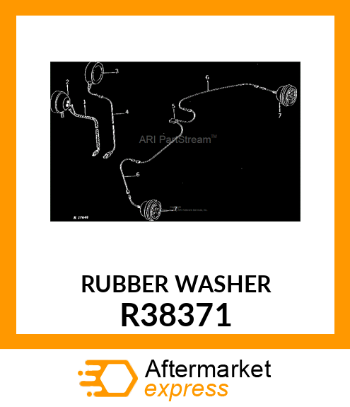 WASHER,RUBBER R38371