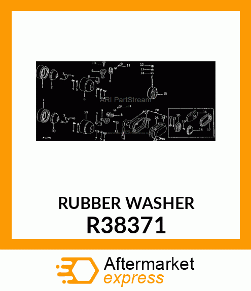 WASHER,RUBBER R38371