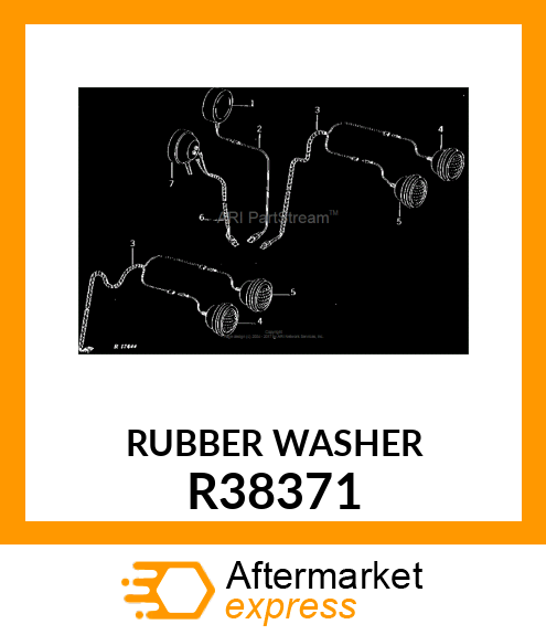 WASHER,RUBBER R38371