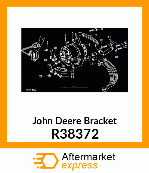 BRACKET,ALTERNATOR REAR R38372