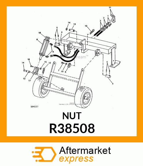 NUT SPECIAL HEX LOCK R38508