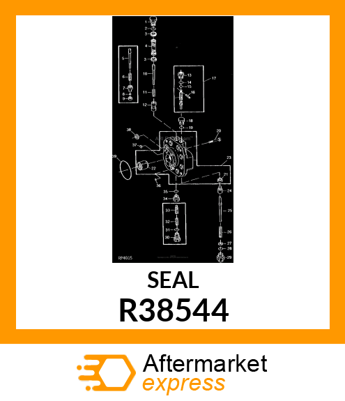 SEAT,STROKE CONTROL VALVE R38544