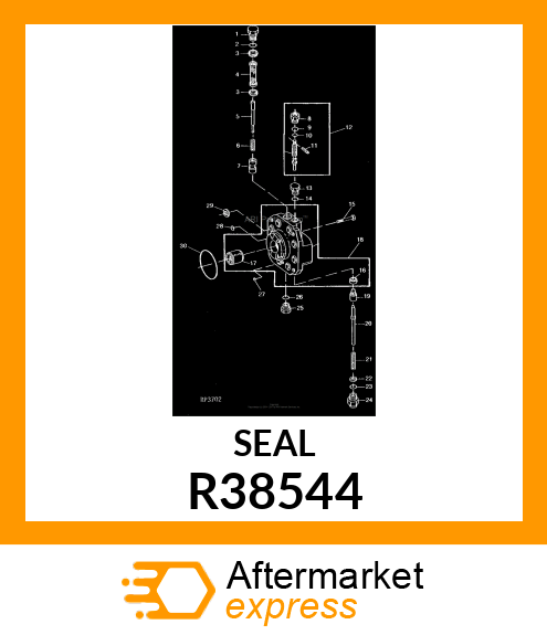 SEAT,STROKE CONTROL VALVE R38544