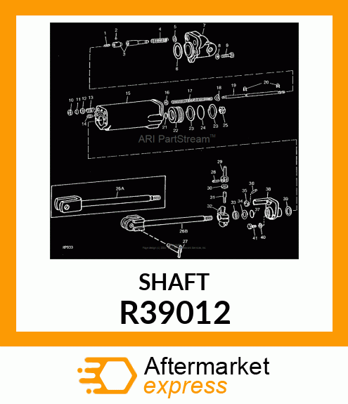 VALVE,CYLINDER STOP R39012