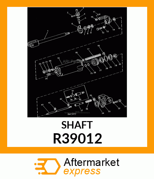 VALVE,CYLINDER STOP R39012