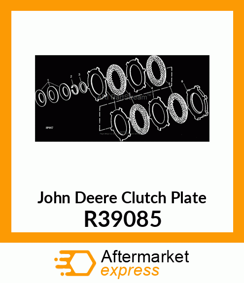 PLATE,REVERSE CLUTCH BACKING R39085