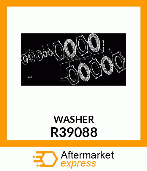 WASHER,THRUST R39088