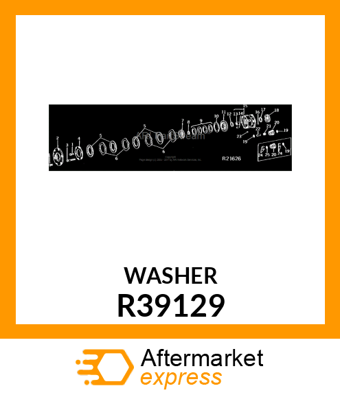 WASHER,THRUST R39129