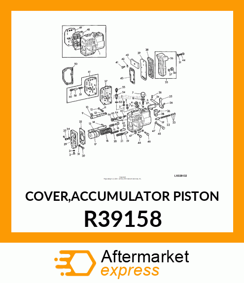 COVER,ACCUMULATOR PISTON R39158