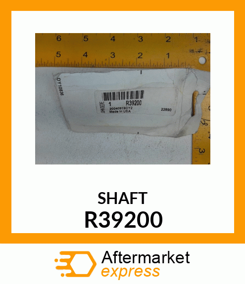 Shaft Steering Pump Idler R39200