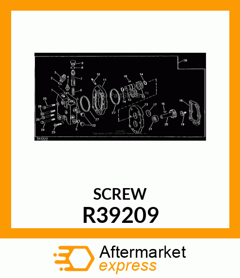 SCREW,SPECIAL CAP R39209