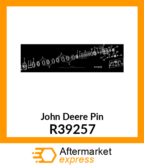 PIN, SHAFT,PLANET ION R39257