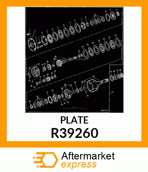 PLATE,LOW BRAKE BACKING R39260