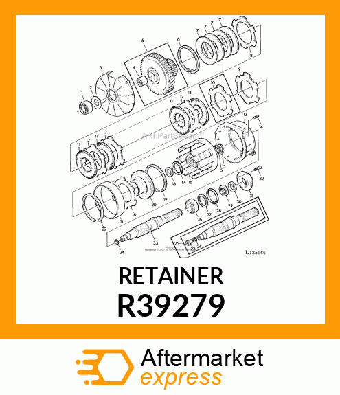 RETAINER,SEALING RING R39279