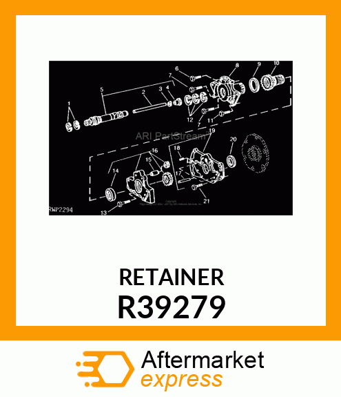 RETAINER,SEALING RING R39279