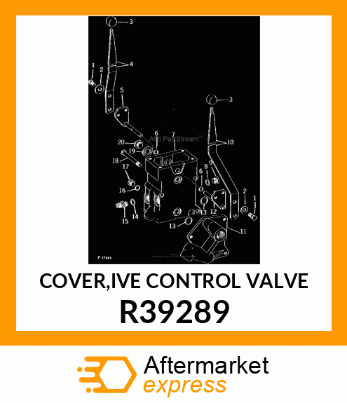 COVER,SELECTIVE CONTROL VALVE R39289