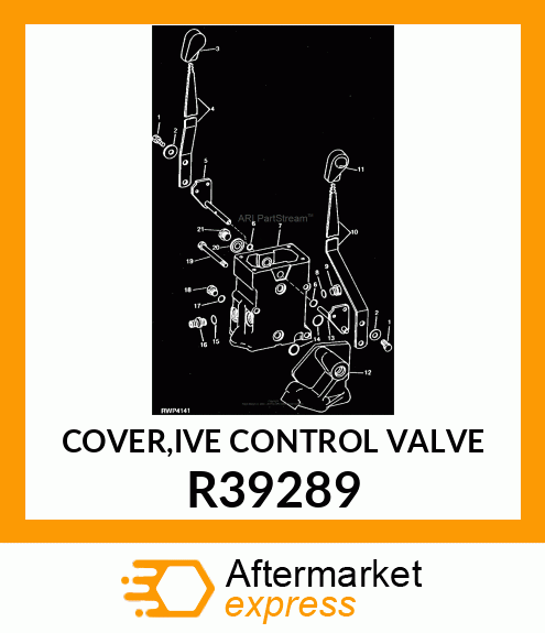 COVER,SELECTIVE CONTROL VALVE R39289