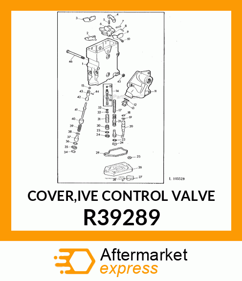 COVER,SELECTIVE CONTROL VALVE R39289