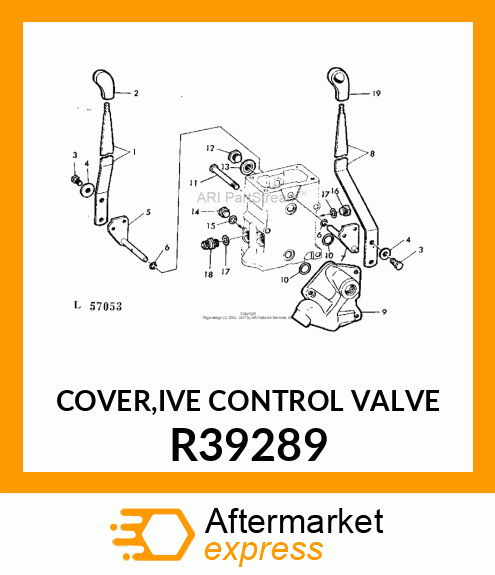 COVER,SELECTIVE CONTROL VALVE R39289