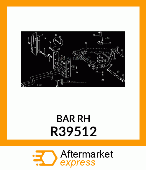 BLOCK,SWAY CONTROL,RH R39512