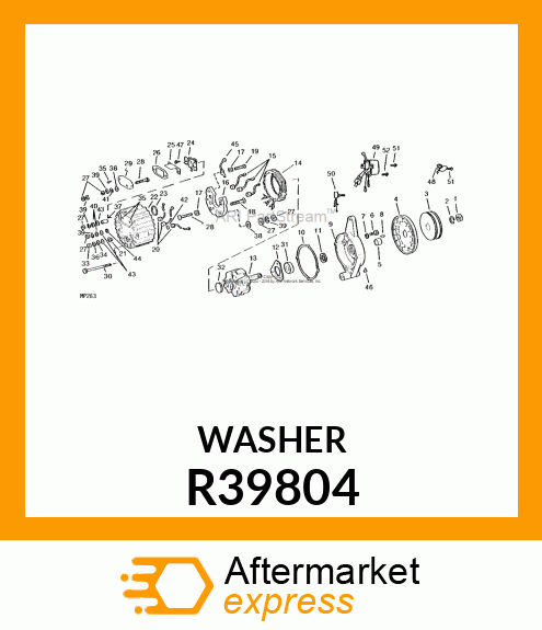WASHER,INSULATOR R39804