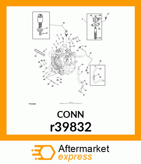 ADAPTER FITTING, CONNECTOR r39832