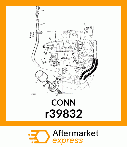 ADAPTER FITTING, CONNECTOR r39832