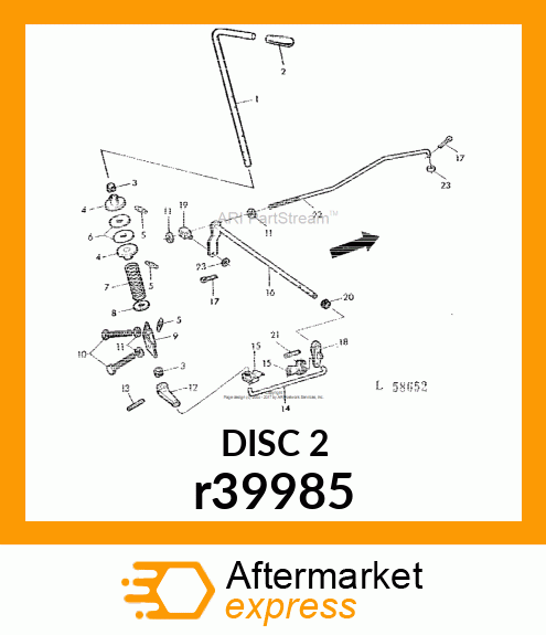 FACING, HAND SPEED PLATE R39985