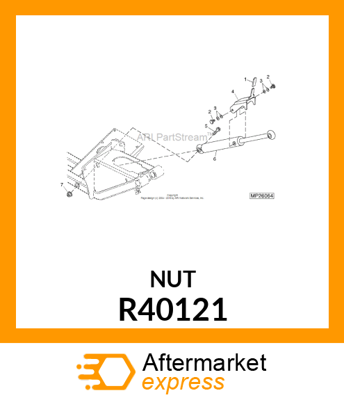 LOCK NUT, NUT,HEX LOCK JAM R40121