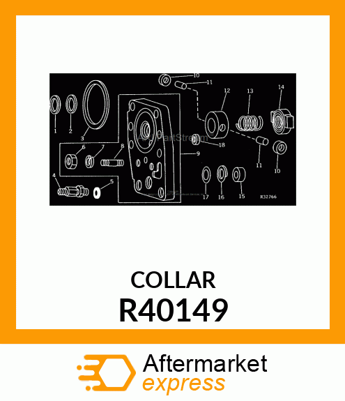 COLLAR,STRG VALVE PISTON ROD R40149