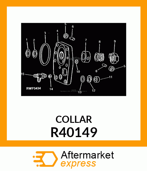 COLLAR,STRG VALVE PISTON ROD R40149