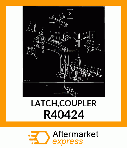 LATCH,COUPLER R40424