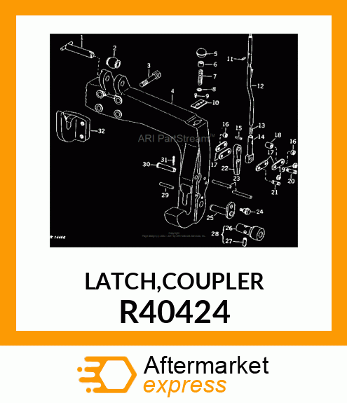 LATCH,COUPLER R40424