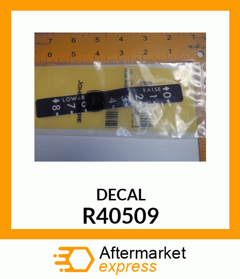 LABEL,HYD CONTROL R40509