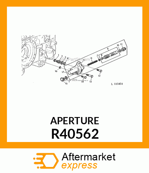 ORIFICE,PRESSURE CONTROL R40562