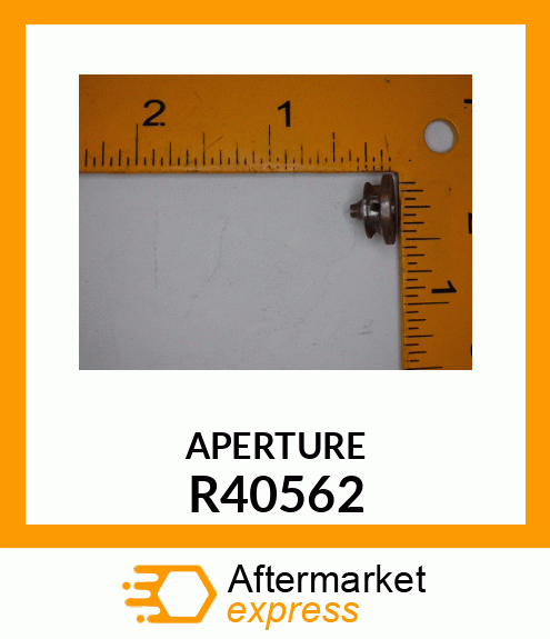 ORIFICE,PRESSURE CONTROL R40562