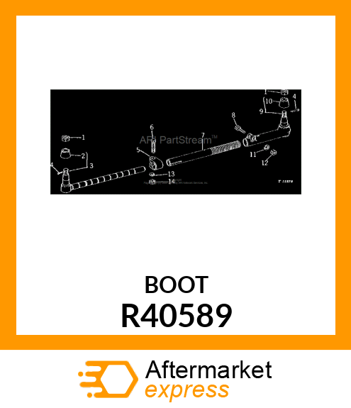 BOOT,TIE ROD END R40589