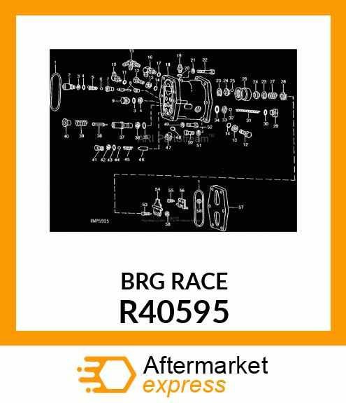 RACE,STRG VALVE OPERATING SHAFT BRG R40595