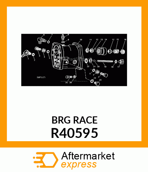 RACE,STRG VALVE OPERATING SHAFT BRG R40595