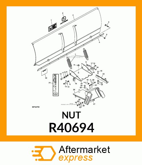 FLANGE NUT R40694