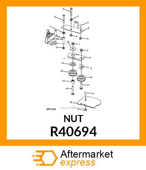 FLANGE NUT R40694