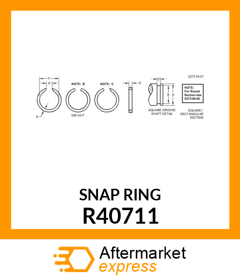 RING,SNAP R40711