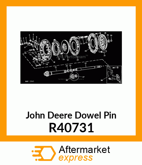 DOWEL PIN, PIN, SPECIAL R40731