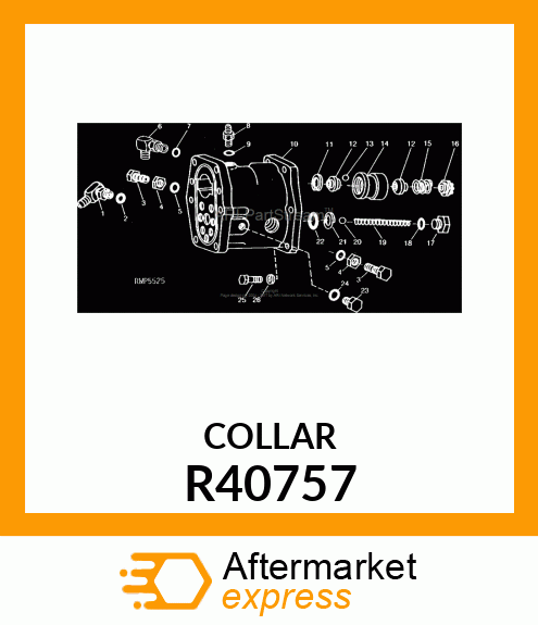 COLLAR,STEERING VALVE OPERATING R40757