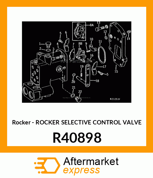 Rocker - ROCKER SELECTIVE CONTROL VALVE R40898