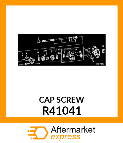 SCREW,SPECIAL CAP R41041